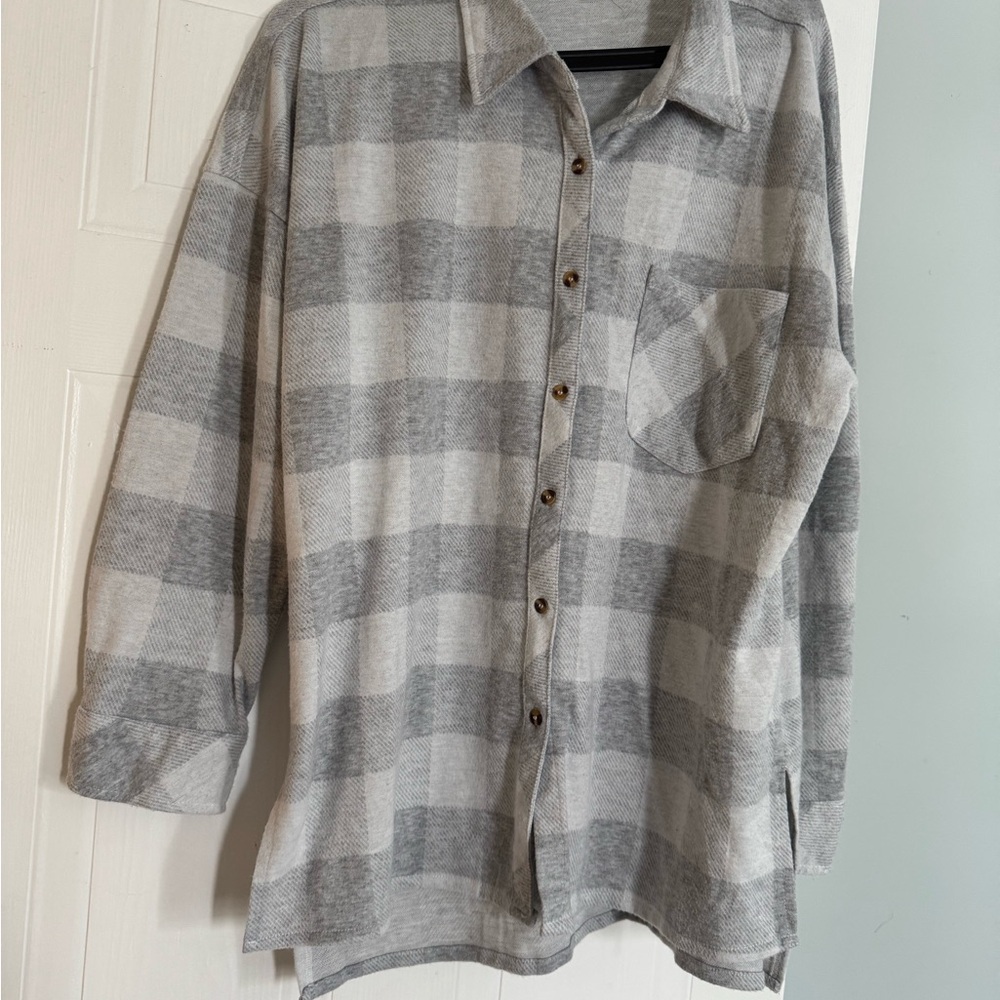 Ci Sono Heather Gray Knit Sweater